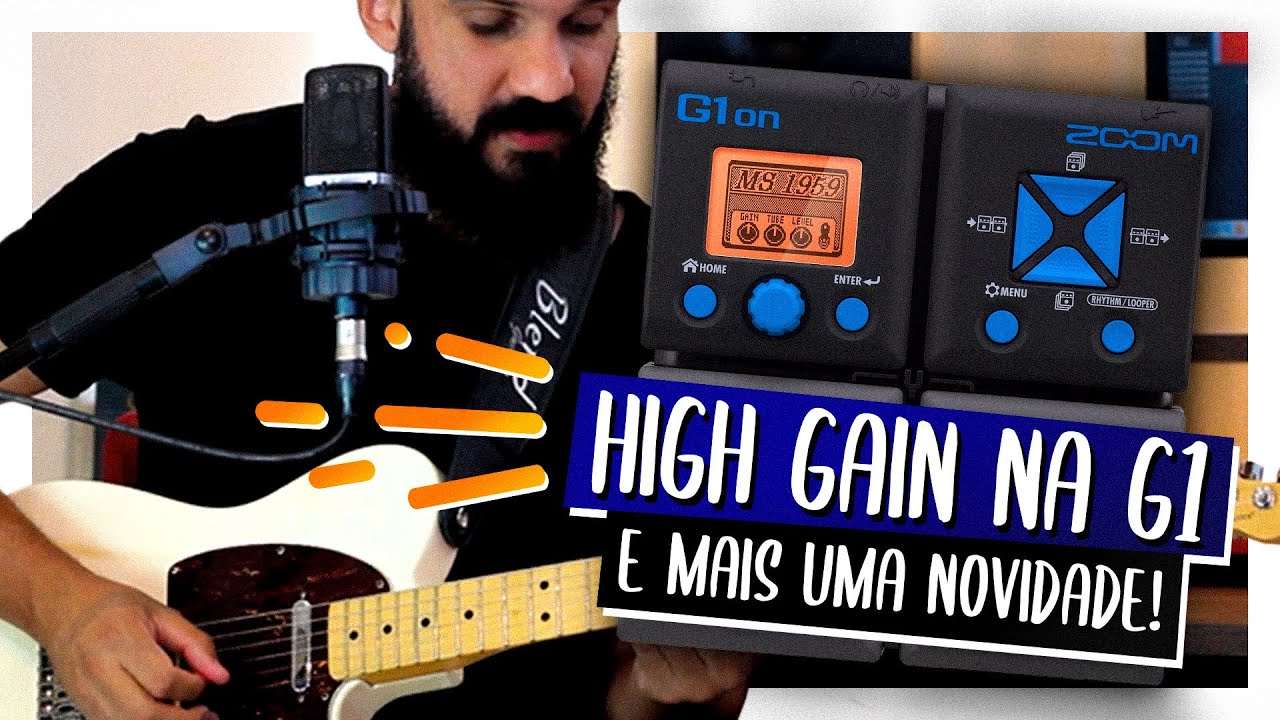 HIGH GAIN na ZOOM G1ON // Adilson Jordão