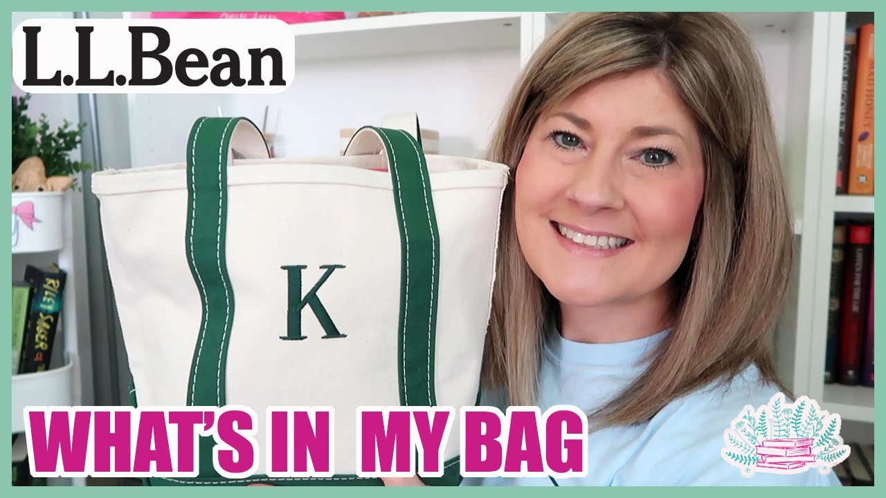 WHAT'S IN MY BAG | LLBEAN BOAT AND TOTE