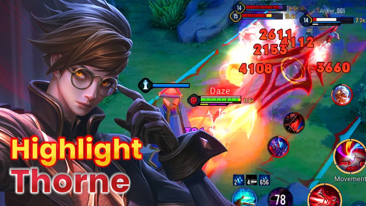 Highlight Thorne Li&ecirc;n Qu&acirc;n | TikTok Thorne | Gameplay Thorne Arena of Valor | Rov