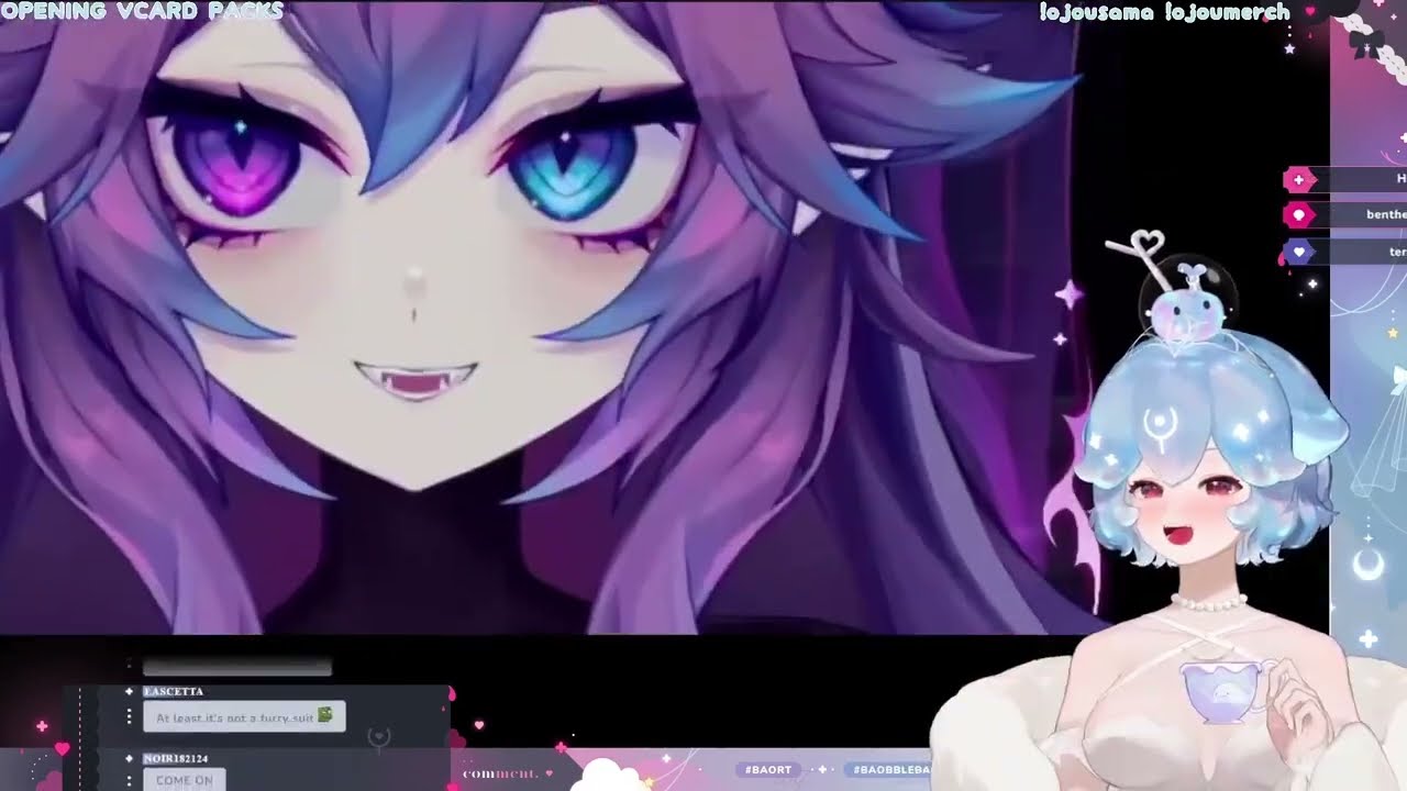 Bao watched CottontailVA trying to convince Vedal to wear a dress / skirt