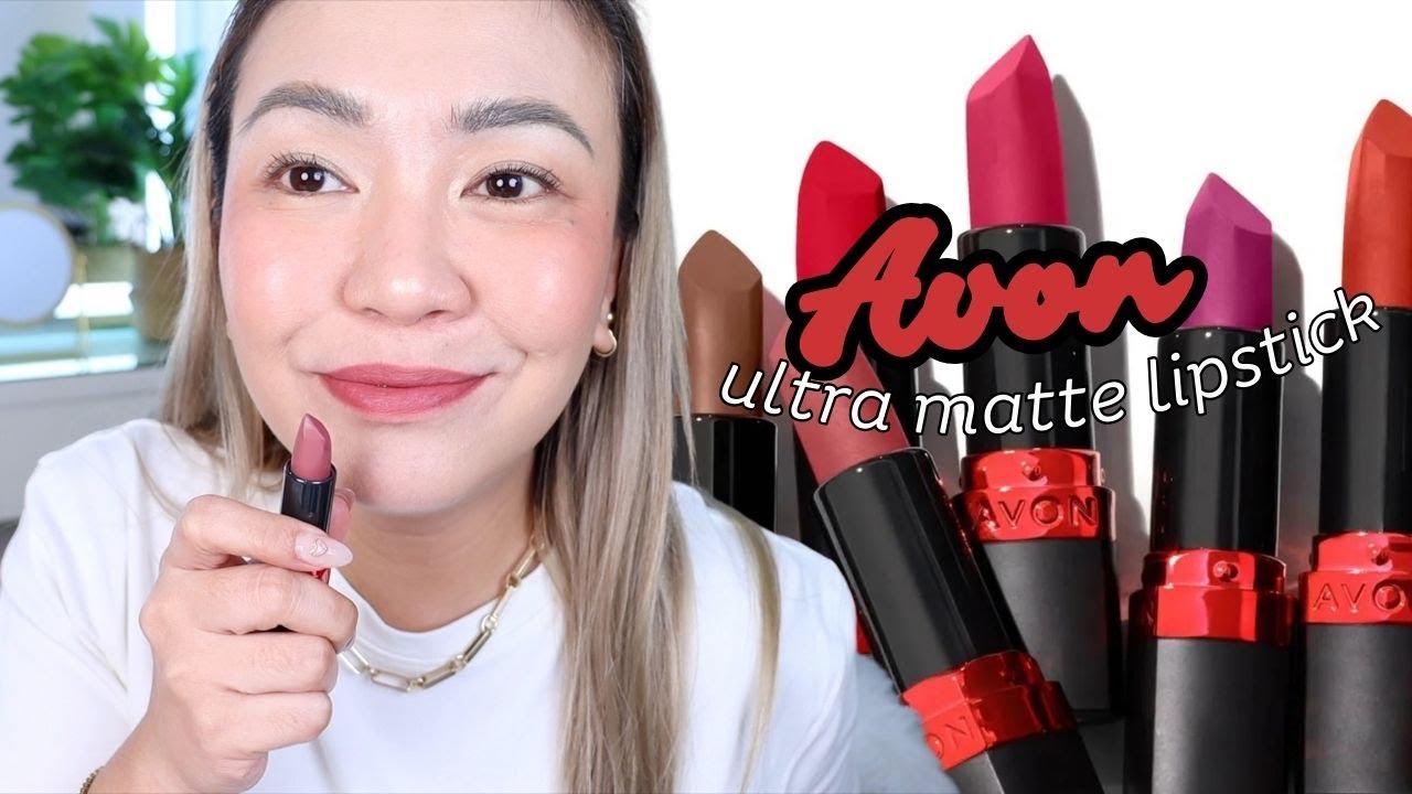 AVON ULTRA MATTE LIPSTICKS!! SWATCHFEST NG LAHAT NG SHADES!