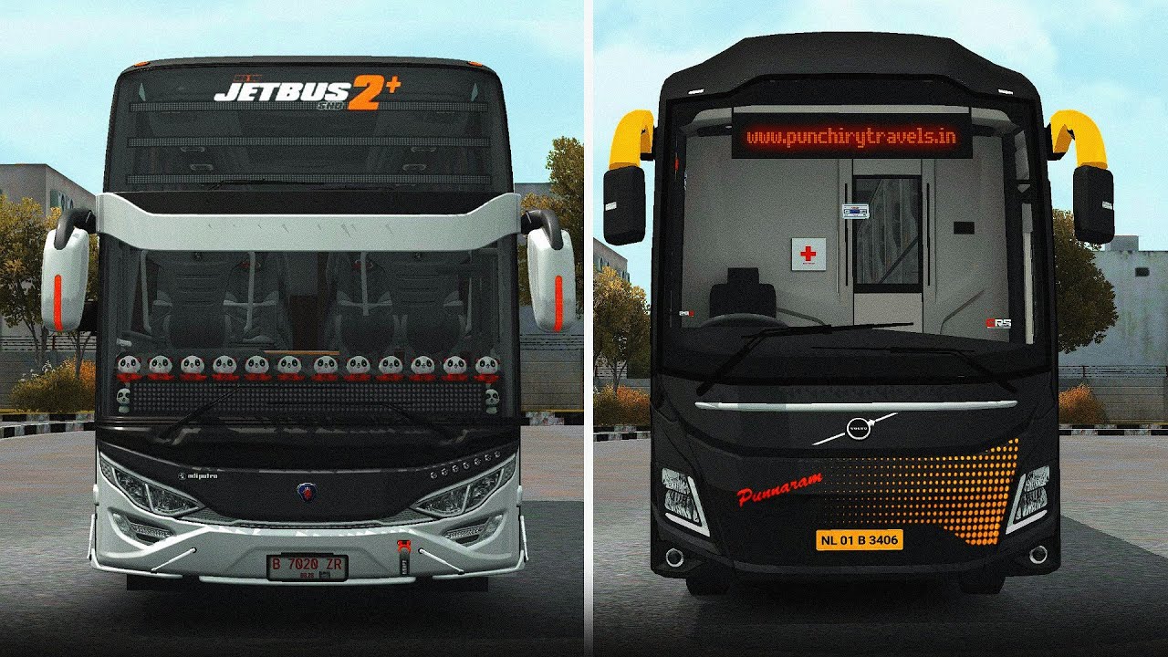 REALISTIC LUXURY BUS MODS || BUSSID