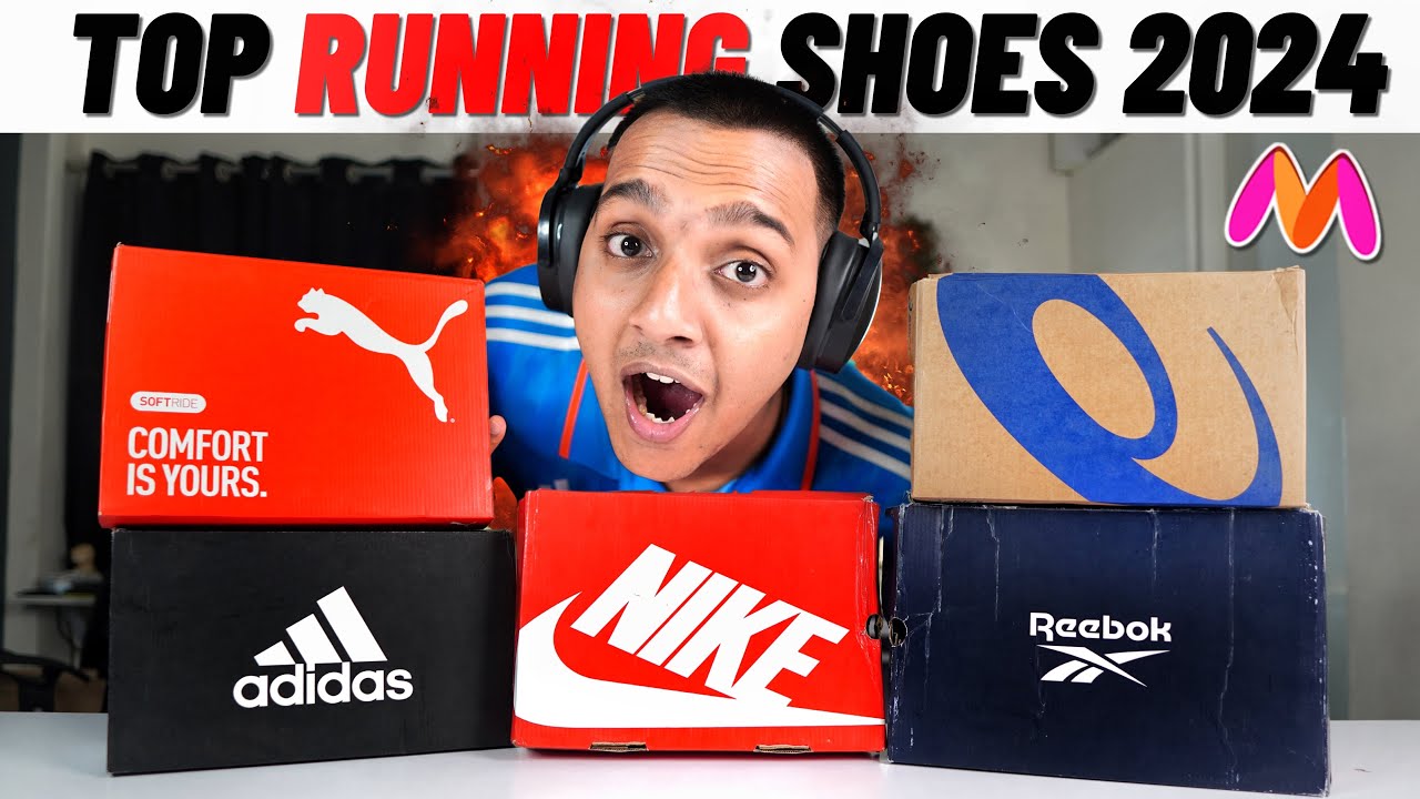 TOP 5 RUNNING SHOES IN INDIA FROM MYNTRA 🇮🇳  NIKE , PUMA , ASICS , ADIDAS & REEBOK 🔥