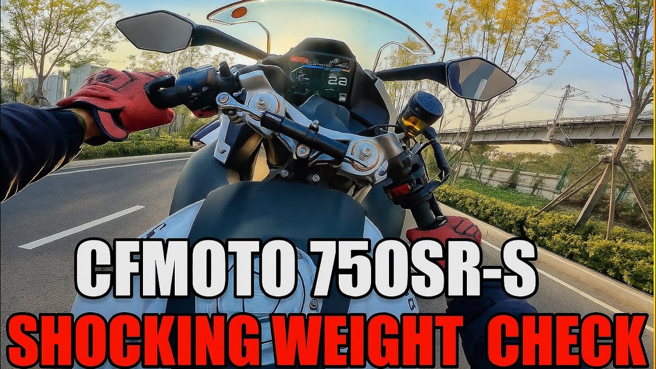 Первая поездка по городу на CFMOTO 750SR-S | Шокирующая проверка веса | Английский | 4K |