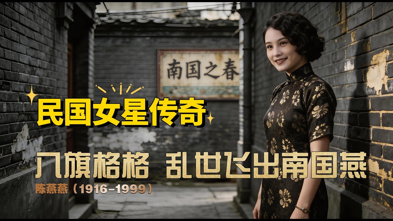 陳燕燕 《新女性》女星 民國氣質代表的人生選擇 | Chen Yanyan