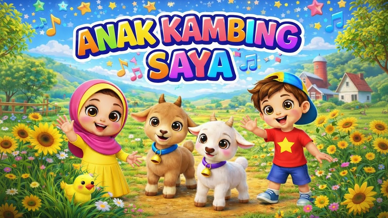 ANAK KAMBING SAYA | Lagu Anak Kambing | Lagu Anak Anak | Belajar Sambil Bernyanyi