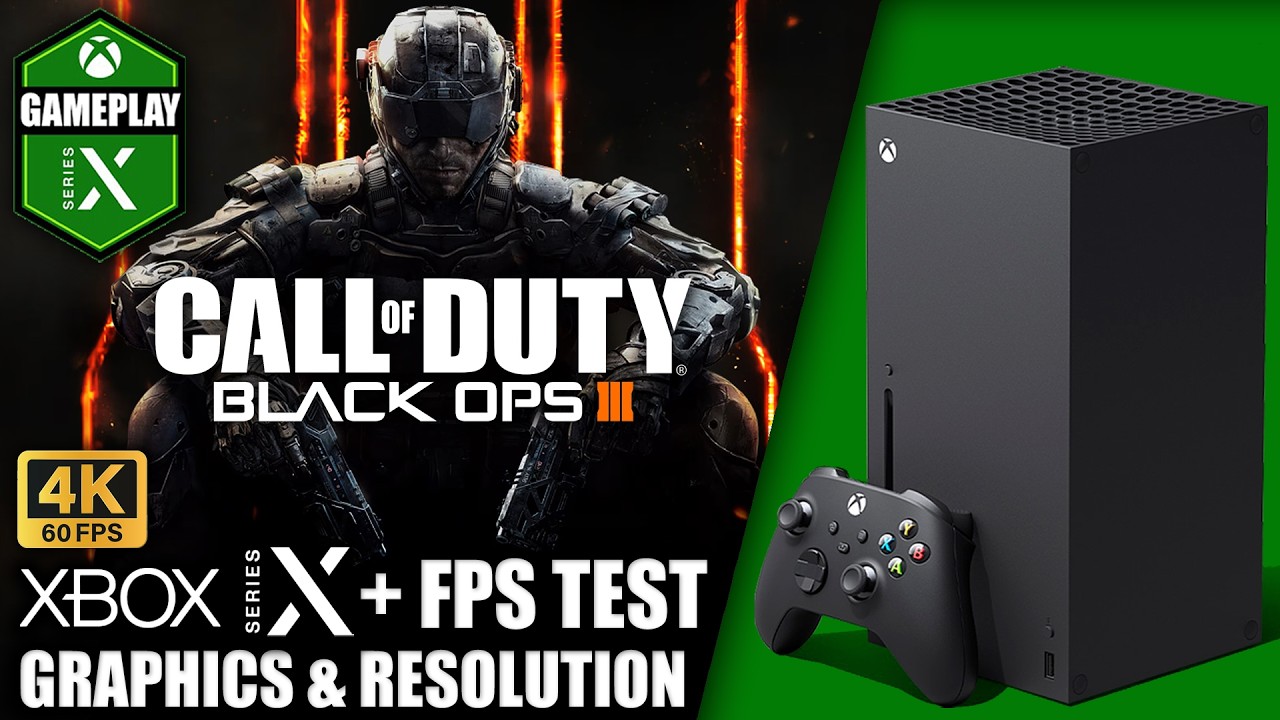 Call of Duty Black Ops 3 - Xbox Series X Gameplay + FPS Test