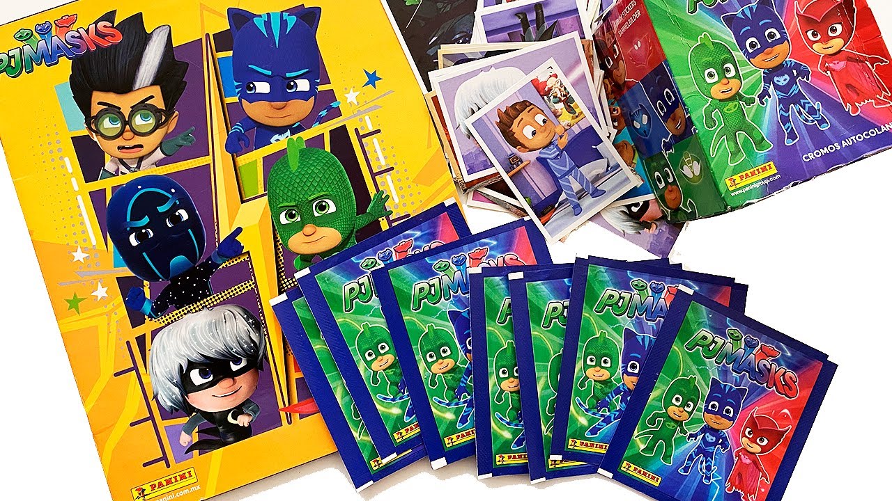 PJMasks Héroes en Pijama 🦎 Reseña del Álbum Panini casi lleno