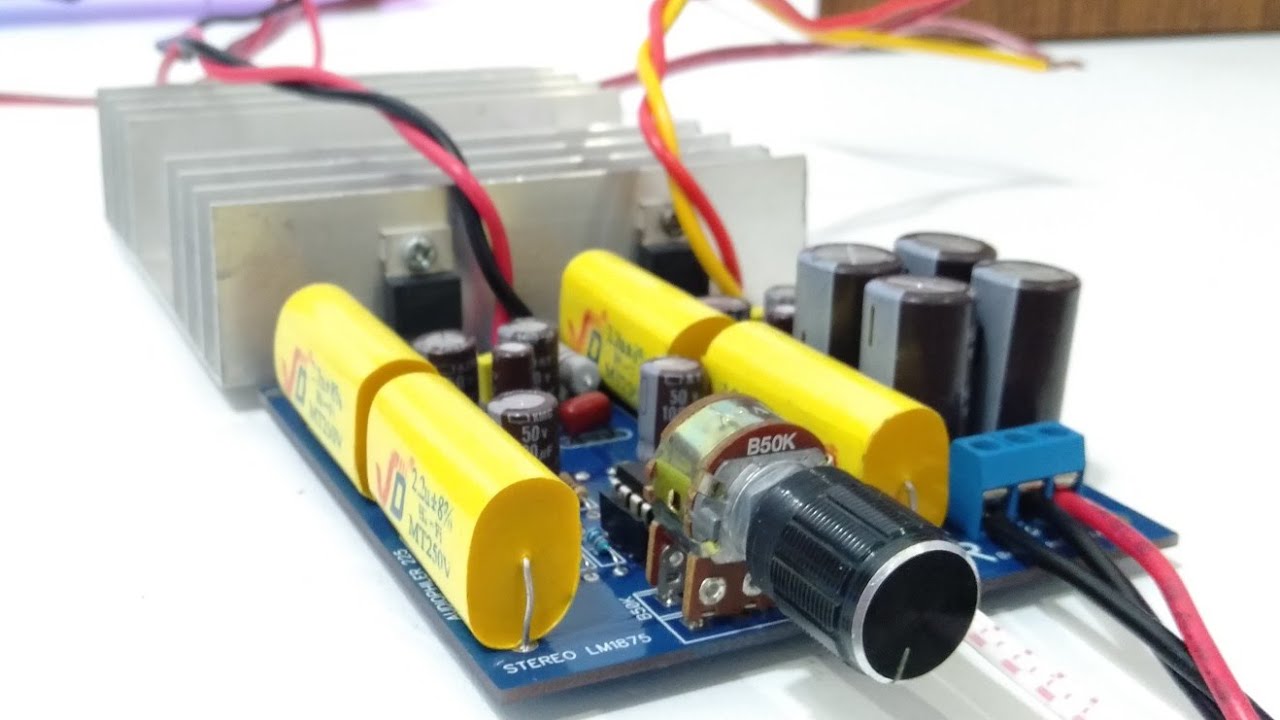 LM1875 Stereo With Preamp NE5532