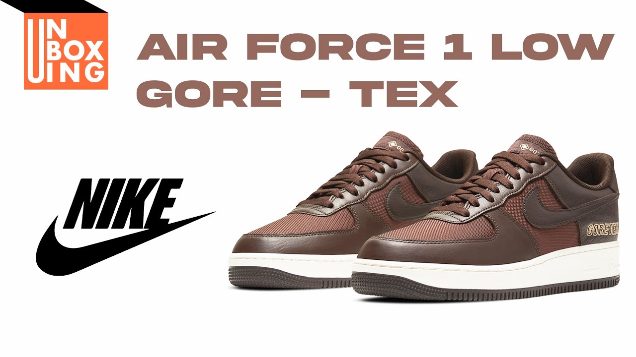 NIKE AIR FORCE 1 LOW GORE TEX BAROQUE BROWN