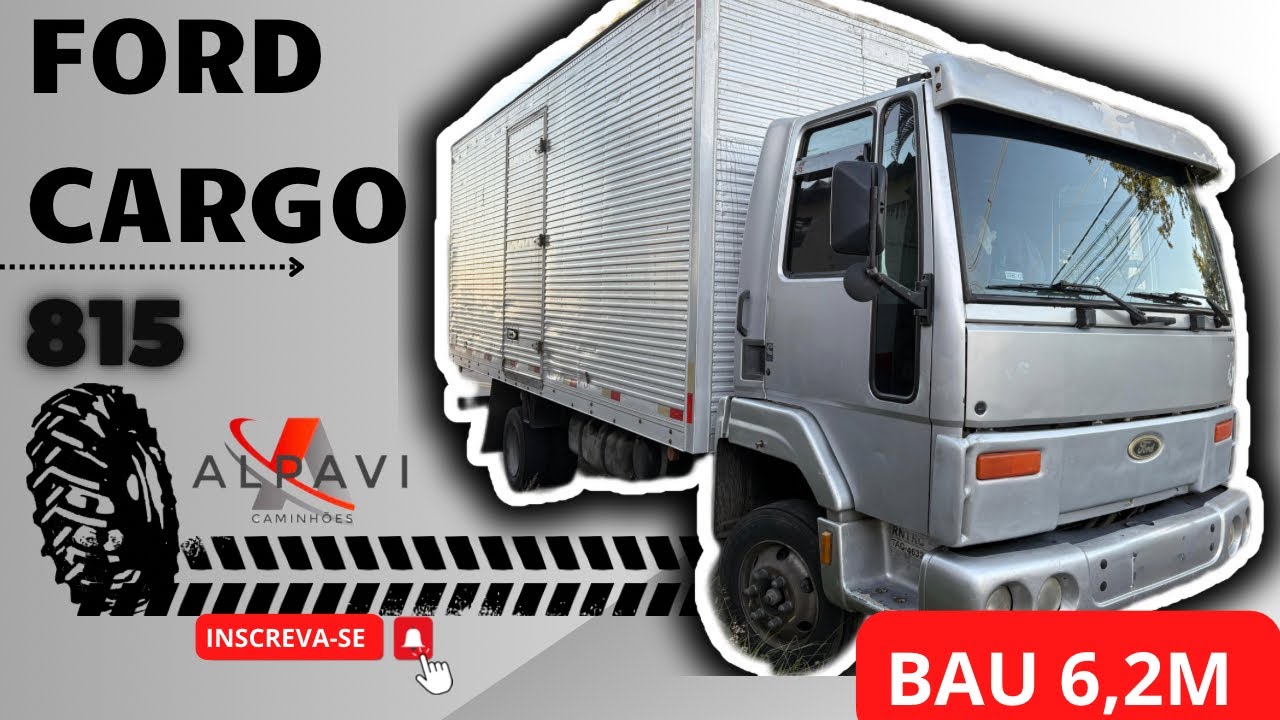 Ford Cargo 815 Ano 2006 Bau de 6,2 metros a Venda Ligue (12) 97406-2916
