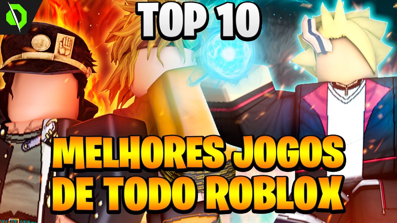 CL&Aacute;SSICOS! TOP 10 MELHORES JOGOS da HIST&Oacute;RIA do ROBLOX!