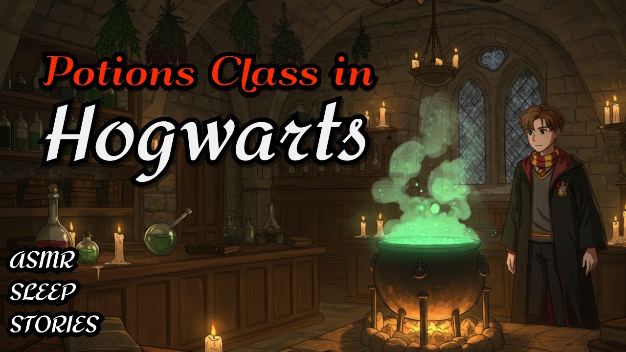 Inside the Potions Classroom | Hogwarts Sleep Story (4 Hours of Calm Magic)