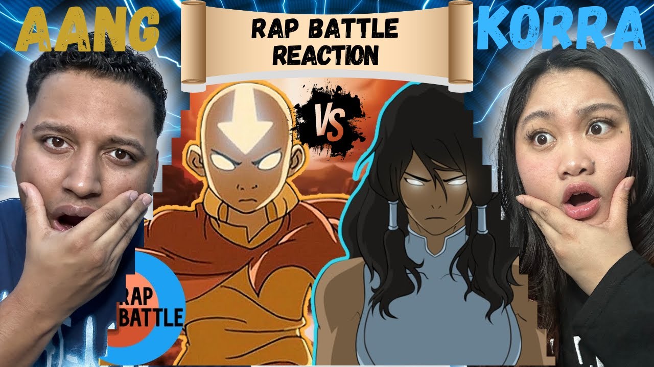 Aang vs Korra - PowerPoint Rap Battles | Couple Reacts