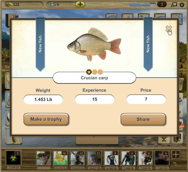 Let's Fish (Facebook) Gameplay Part 1