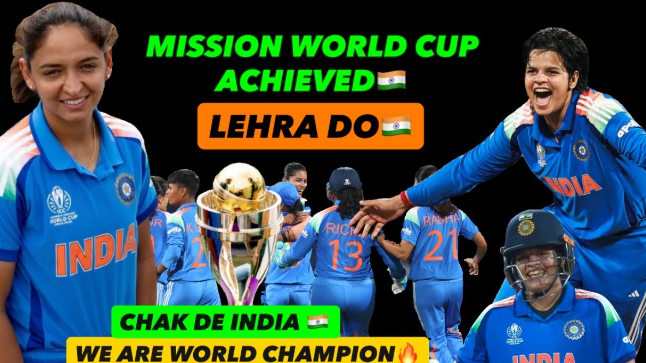MISSION WORLD CUP ACHIEVED🇮🇳CONGRATS TO EVERY ICT FAN🇮🇳WE ARE WORLD CHAMPION🏆SHEFALI one women army