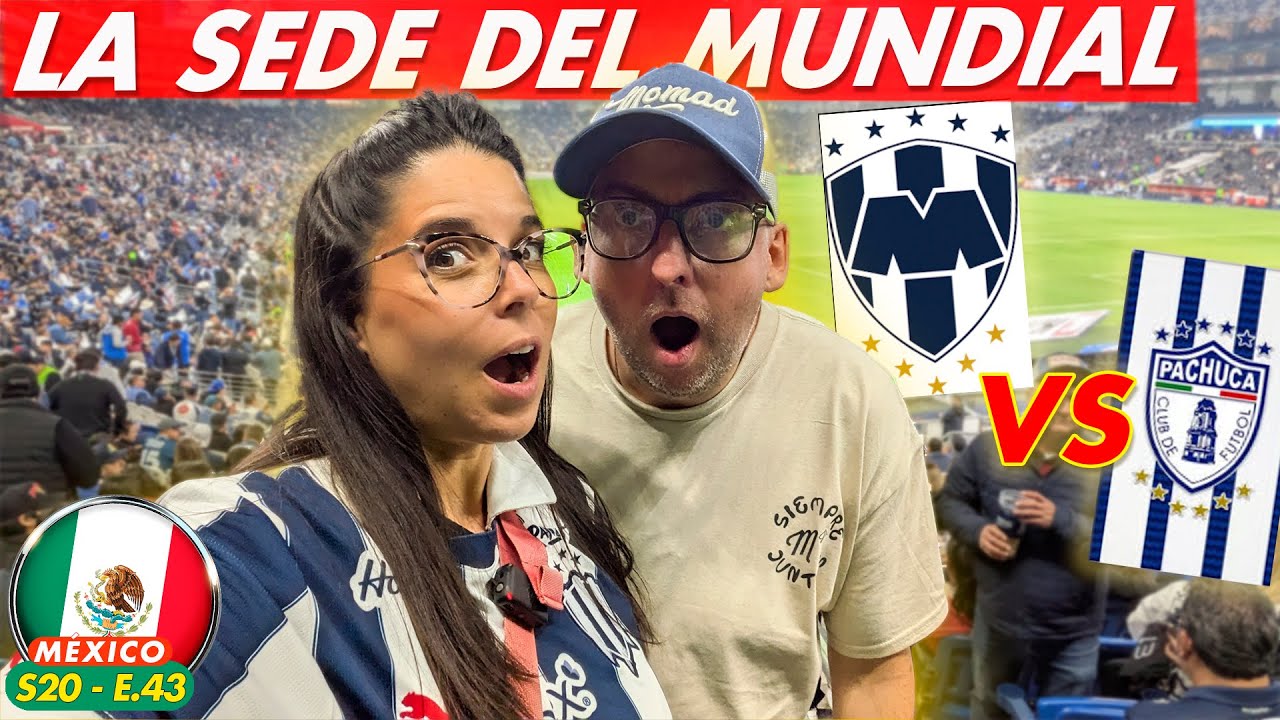 🇪🇸 ESPAÑOLES entran a estadio de FUTBOL en MONTERREY 🇲🇽 MÉXICO