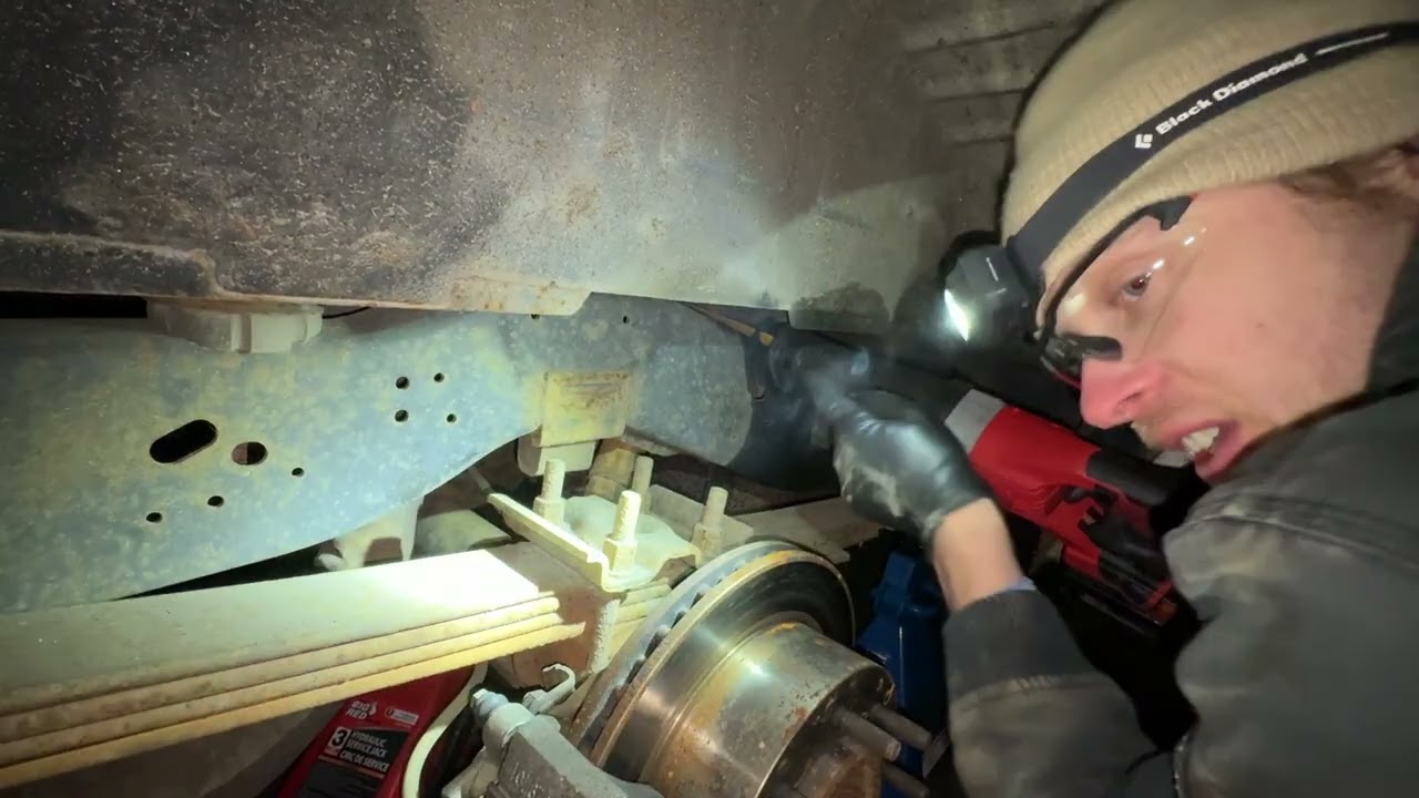 Ford E350 Rusted Rear Shock Removal