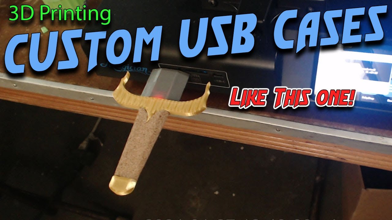 Custom 3d Printed USB drive Cases/Housing!