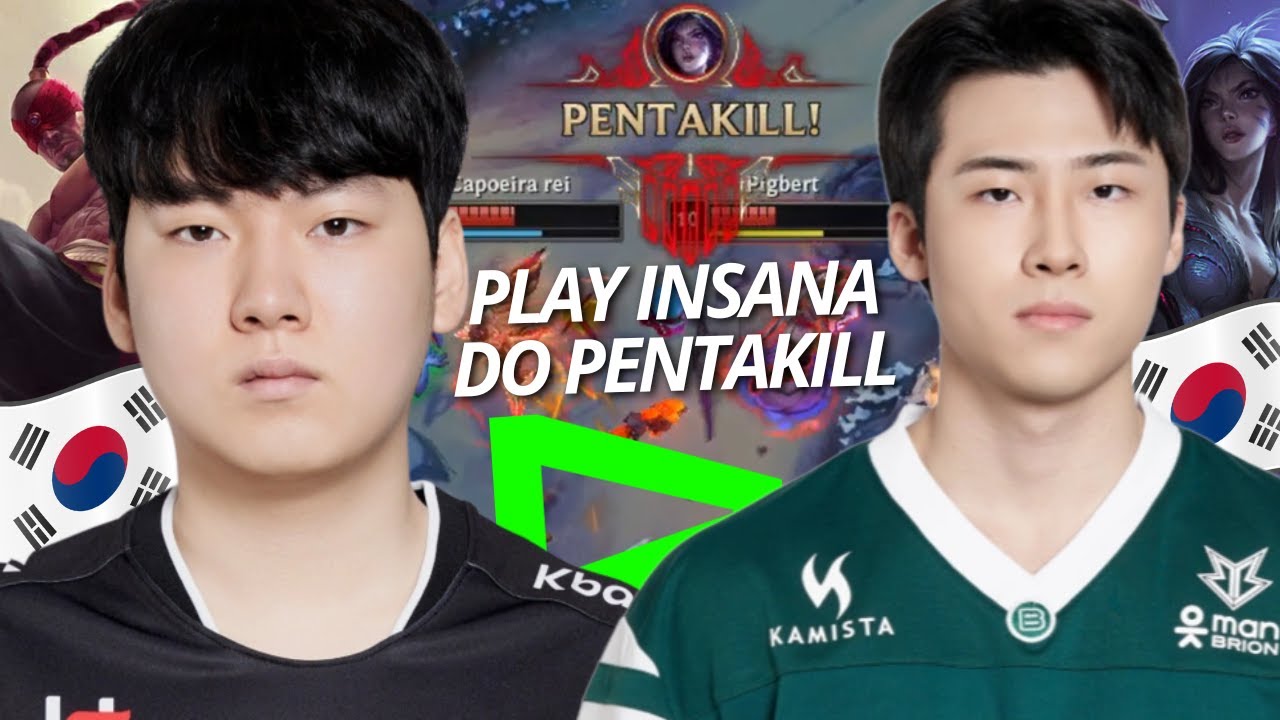 LOUD YOUNGJAE e LOUD BULL, CHEGARAM DESTRUINDO no BRASIL, ROLOU PENTAKILL