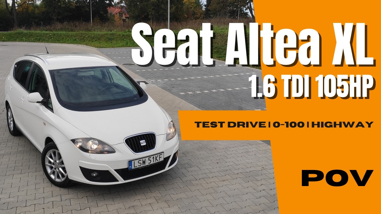 Seat Altea XL 2011 (1.6 TDI 105HP) | 4K POV Test Drive  | 0-100 | Highway