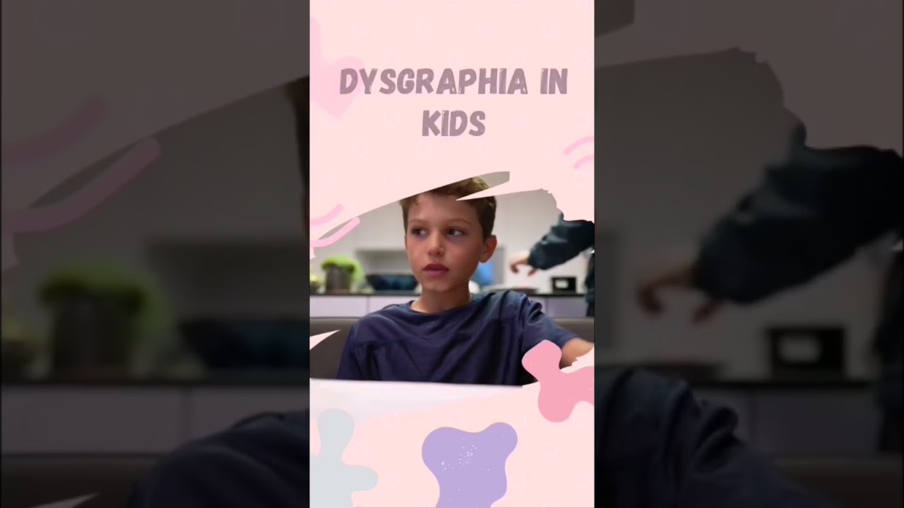 Dysgraphia in Children | writing difficulties | #shorts