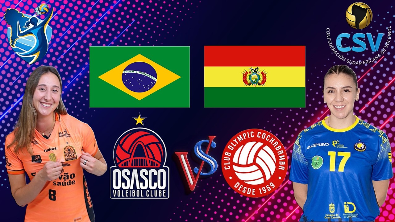 🇧🇷 Osasco São Cristóvão Saúde vs Club Olympic Cochabamba 🇧🇴 Sudamericano de Clubes Voleibol 2026