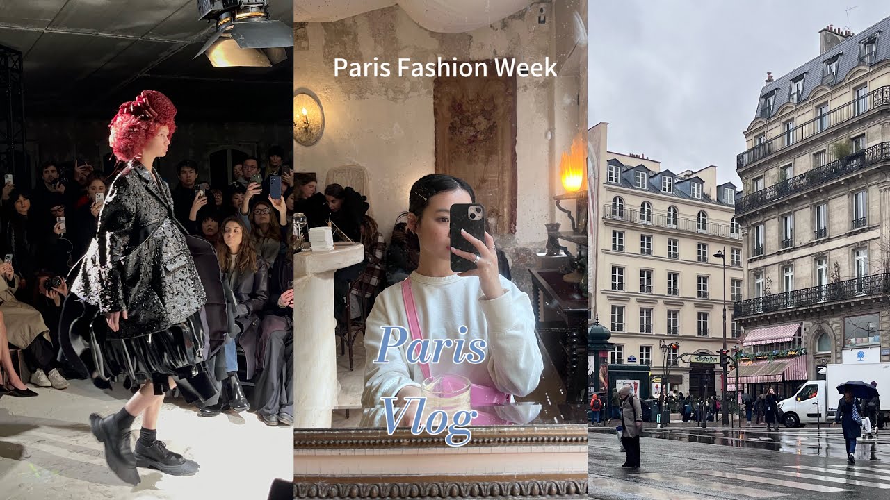 Paris Fashion Week Vlog ✩. Comme des Garçons/Junya Watanabe/Noir Kei Ninomiya/showroom ♪