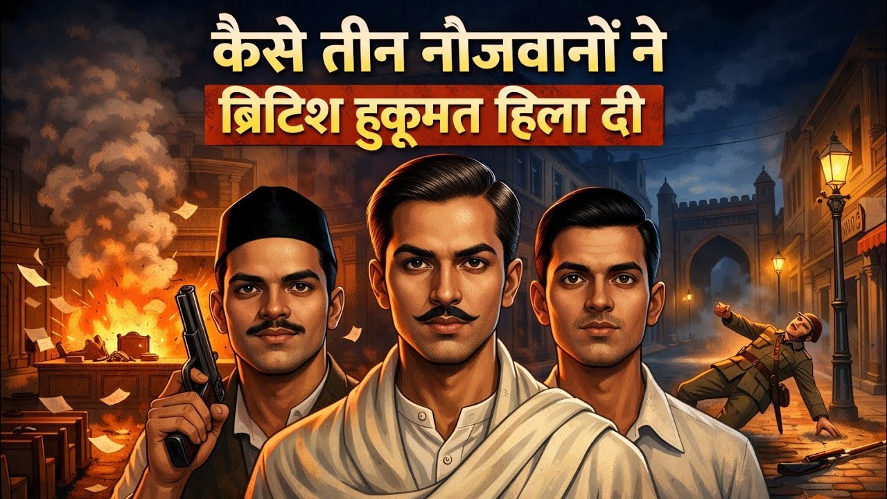 भारत के वो 3 क्रांतिकारी जिनसे कांप उठी थी हुकूमत | 2D Animation 