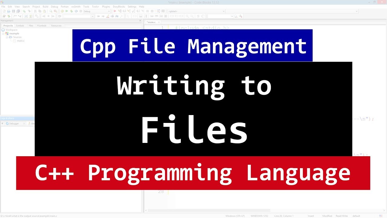 Запись в файл на C++ с использованием класса Ofstream | Видеоурок