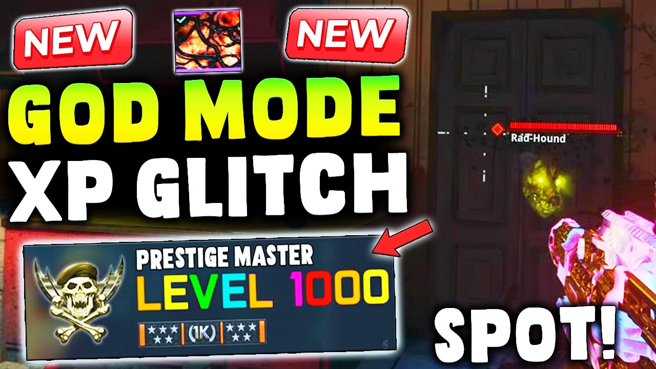 NEW SOLO GOD MODE XP GLITCH SPOT IN BO7! EASY WALK IN CAMO GLITCH / XP GLITCH AFTER PATCH!