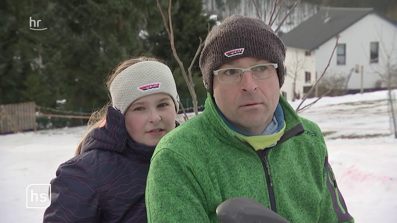 Skipiste im eigenen Garten | hessenschau