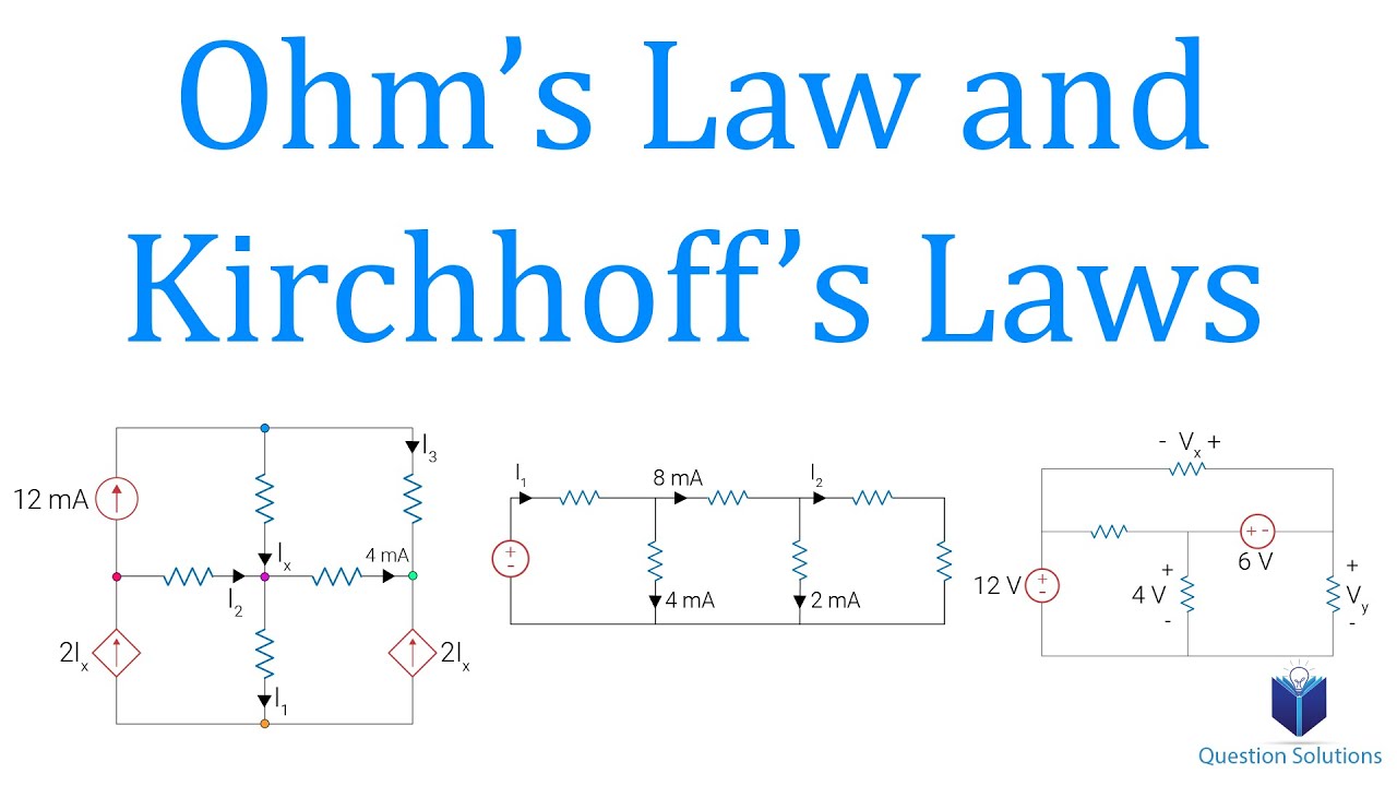 Ohm's Law and Kirchhoff's Laws | Engineering Circuit Analysis | (Solved Examples)