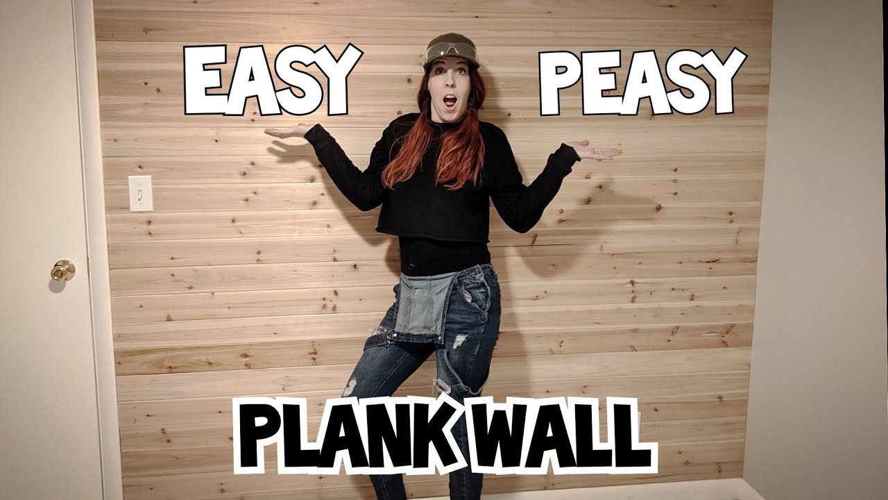 DIY Cedar Accent Wall Using Tongue and Groove Boards | Step by Step Tutorial