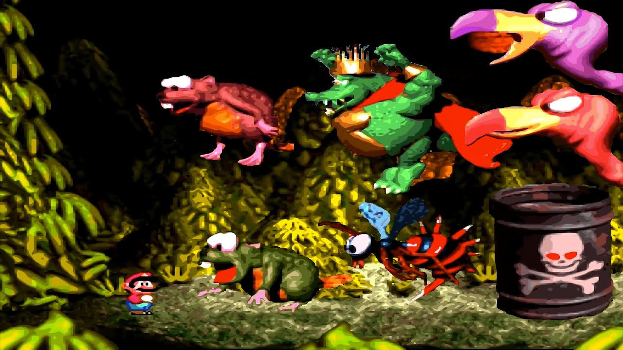 DKC X Mario: All Bosses