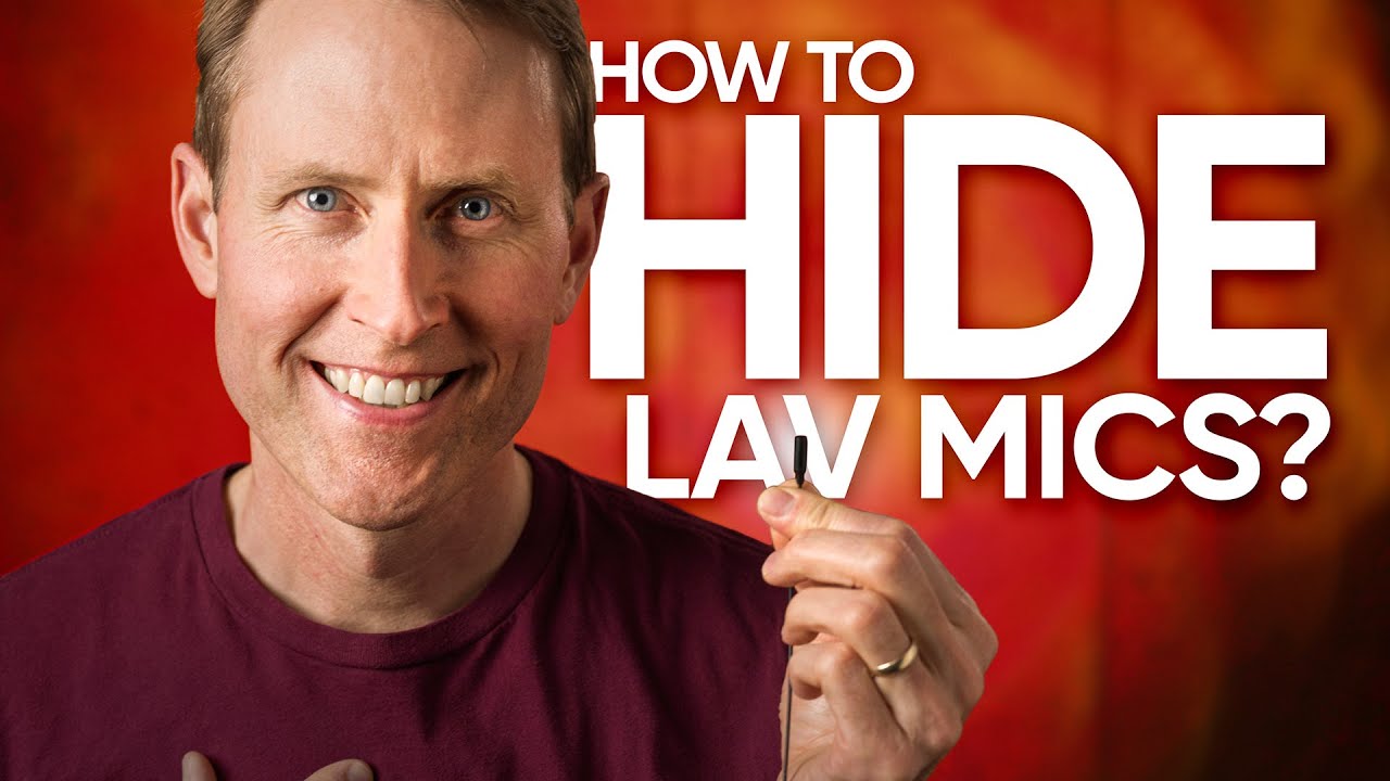 Hiding a Lavalier Mic Under a T-Shirt | Super Easy!