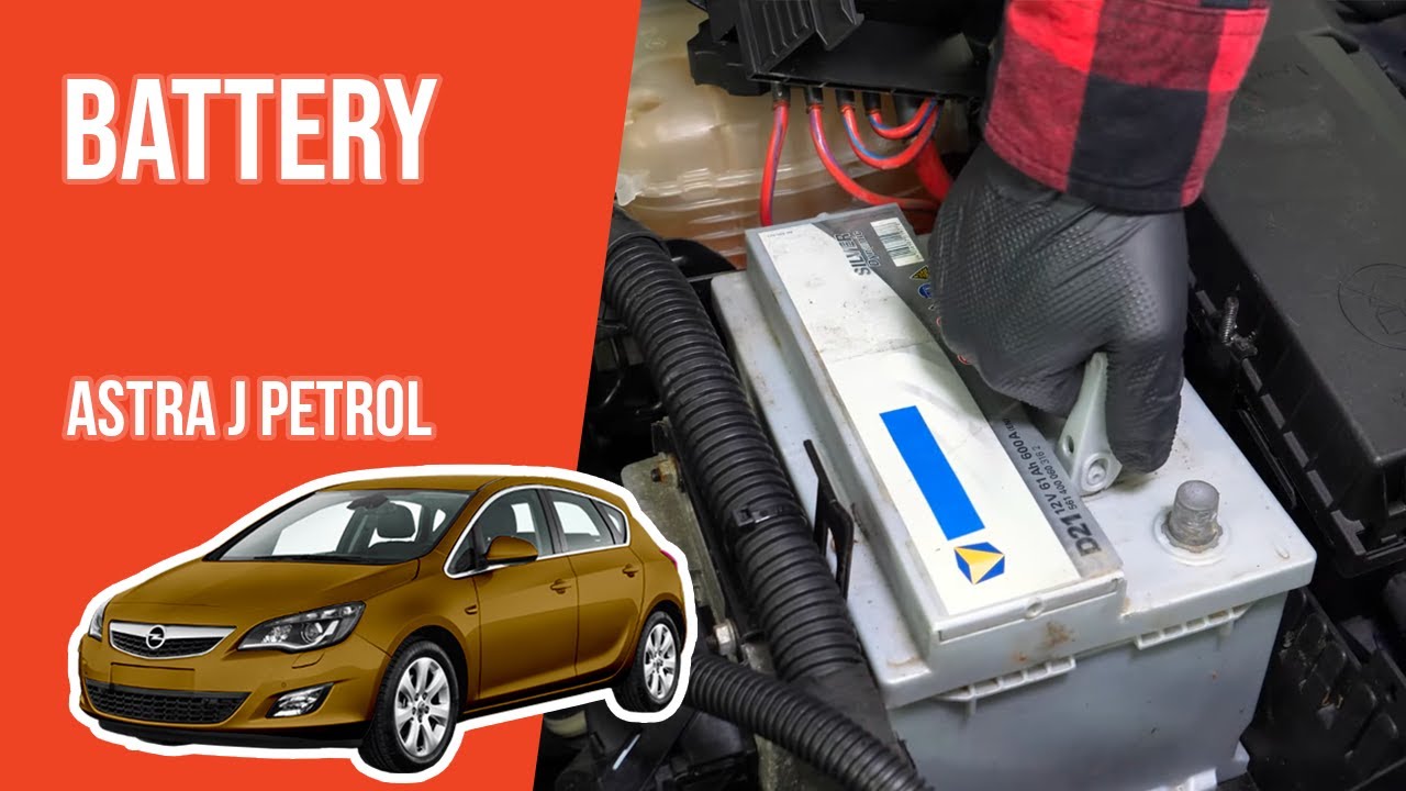 How to replace the car battery Astra J / mk6 1.4 Turbo 🔋