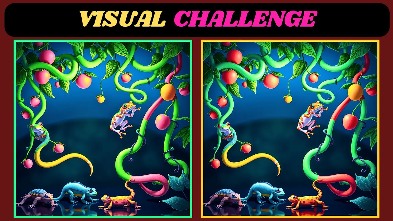🦎🐢 Find 3 Differences | Are You Sharp Enough? 🦎🐢 | Clever Circuit | Reptile Edition-2