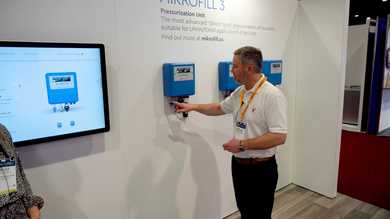 Mikrofill 3 Pressurisation Unit at AHR Expo 2022