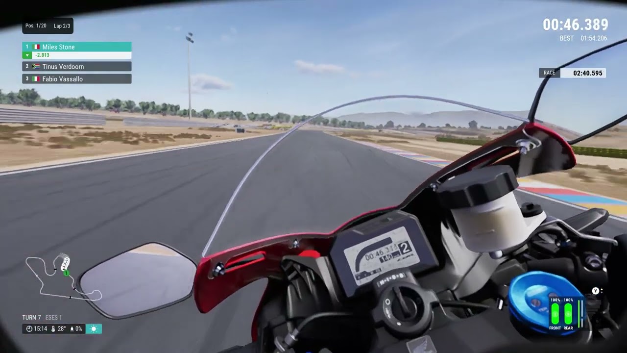 RIDE 5  HONDA CBR 600 RR HRC first try :D
