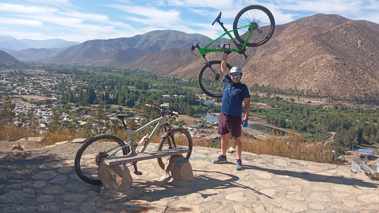 MtB enduro cerro chalinga Salamanca región de Coquimbo con Franco 