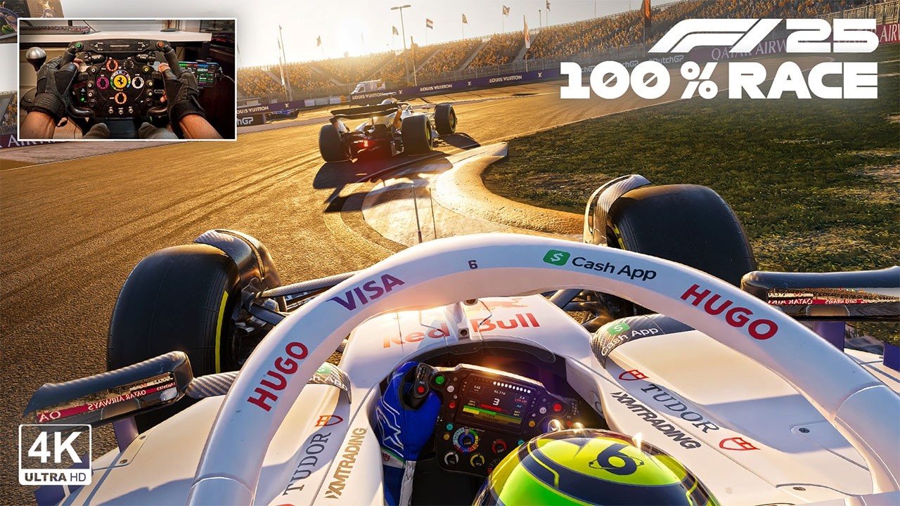Isack Hadjar's Racing Bulls VCARB-02 | 2025 Dutch GP 100% Race | F1 25 Steering Wheel Gameplay