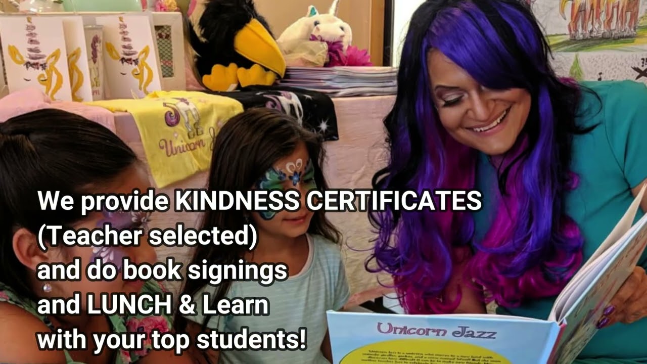 Children's School Author Visit Free Curriculum, Songs, Activities, Kindness by Lisa Caprelli