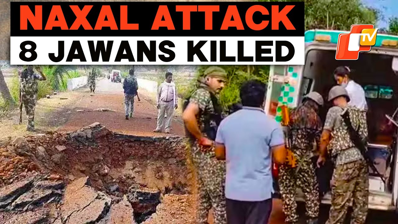 8 Jawans Of District Reserve Guards Killed After Naxals Blow Up Vehicle In Chhattisgarh
