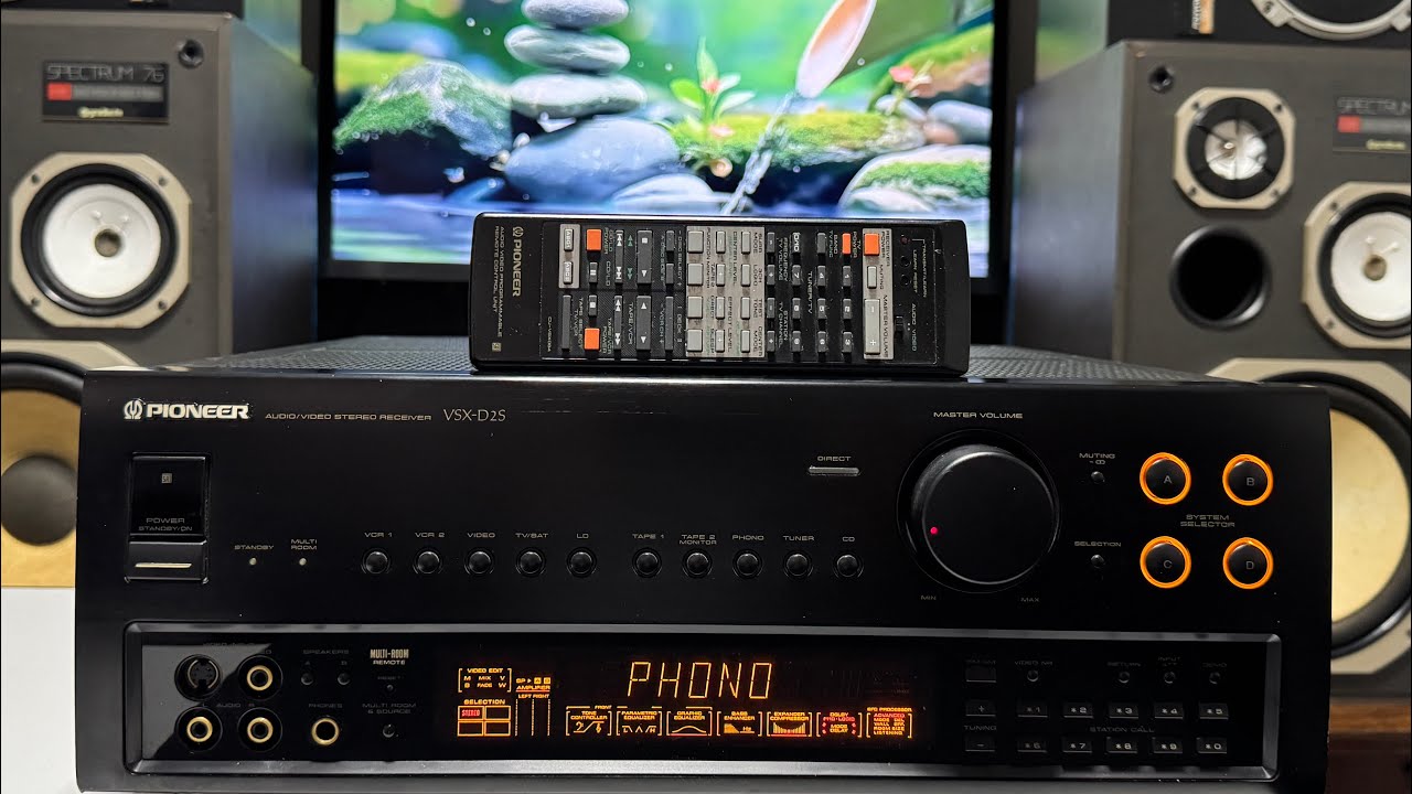 Receiver PIONEER model VSX-D2s - 125 watts RMS por canal  - conservação rarissima