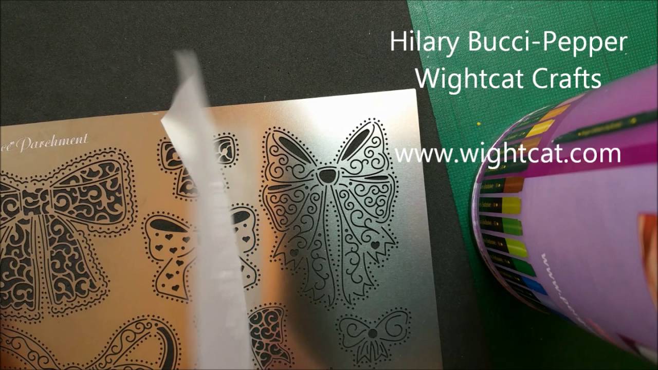 *Parchment Craft Embossing on a Grid www.wightcat.com