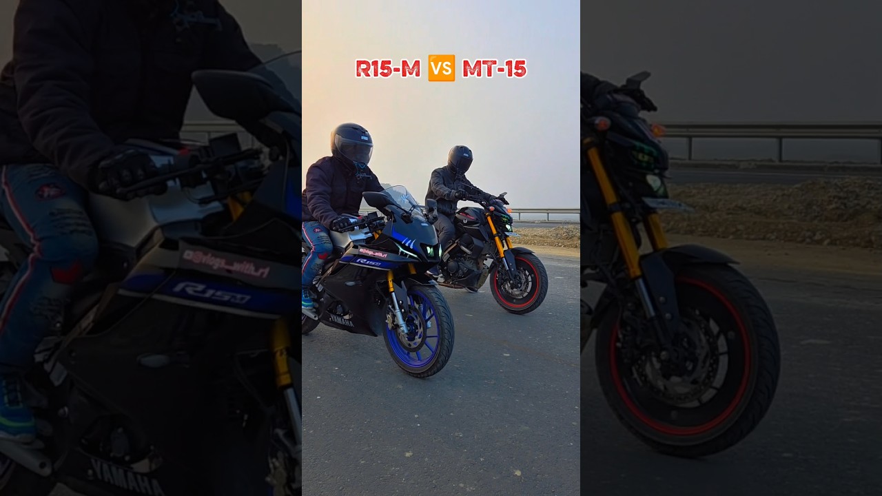R15m VS MT-15 🏍 