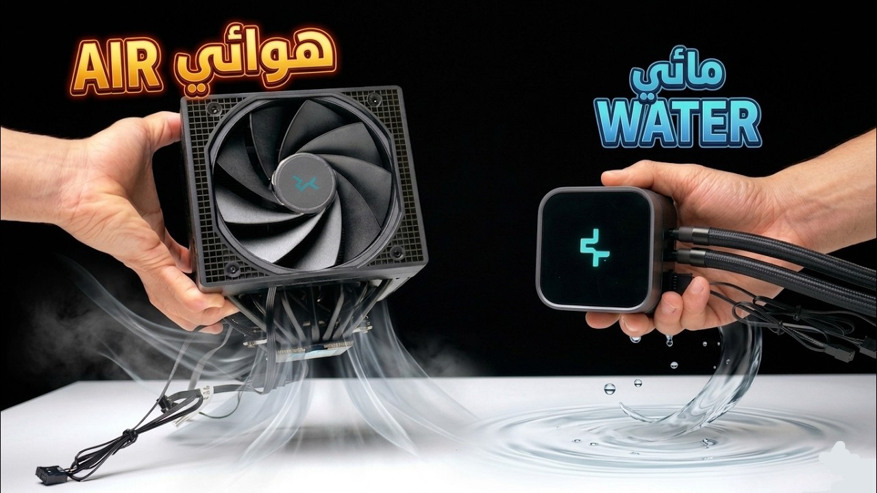 جربت أقوى مبرد هوائي ضد مبرد مائي… النتيجة صادمة! deepcool