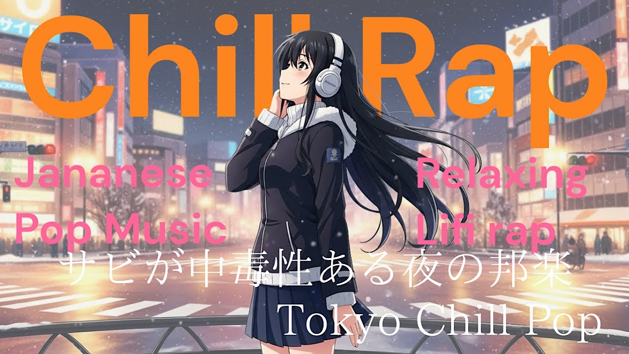 『雪の日に街の真ん中で音楽に浸りたい』【邦楽プレイリスト】音楽の限界を超えた！最高にメロウな夜のドライブLofiチルヒップポップラップ|Japanese Music作業用BGM