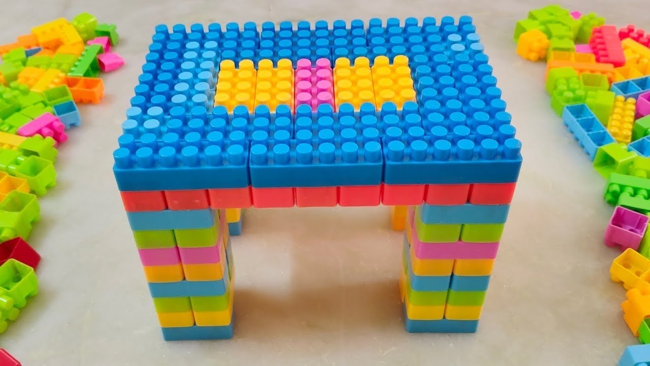 Satisfying DIY Stool ASMR/ Building Blocks/block game/lego building blocks#asmr#buildingblocks#lego